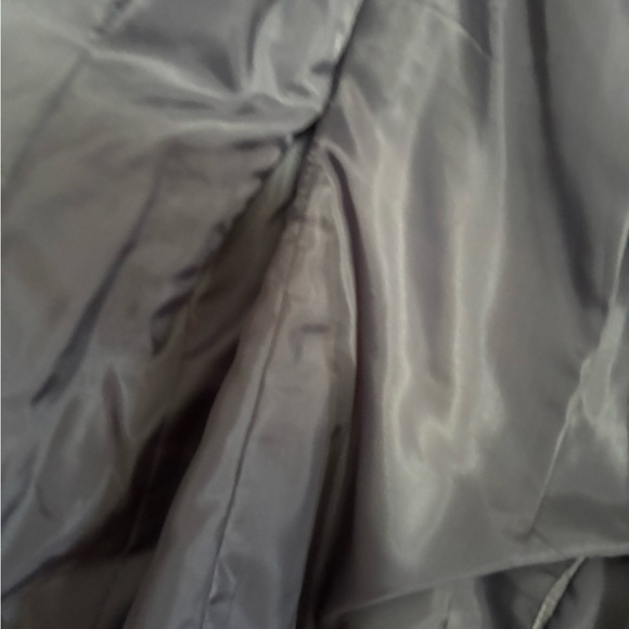 Apt. 9 size medium Charcoal Blazer with Black Polka Dot Cuffs - Picture 3 of 5